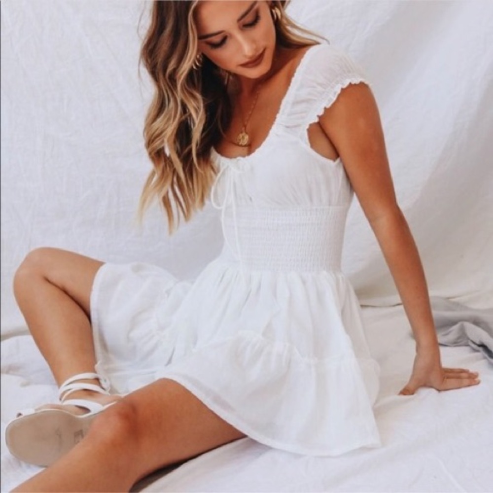 Verge Girl white mini dress